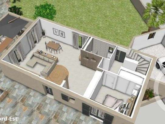 Maison Saint-Florent - 4 chambres - 135m²