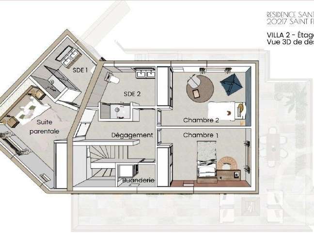 Maison Saint-Florent - 3 chambres - 124m²