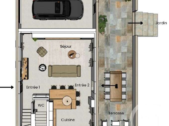 Maison Saint-Florent - 3 chambres - 106m²