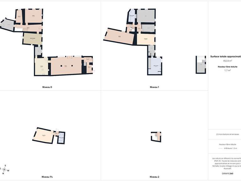 Maison Saint-Geniès-de-Comolas - 6 chambres - 434m²