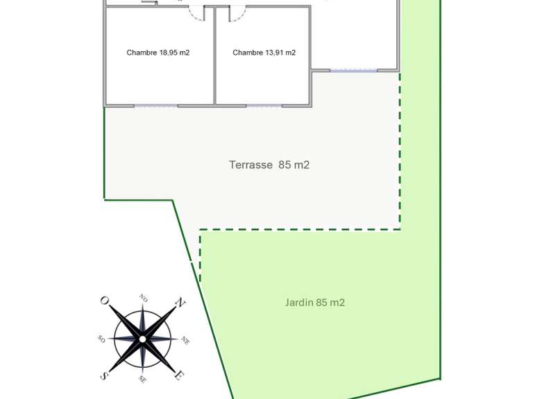 Appartement Saint-Germain-en-Laye - 2 chambres - 79m²