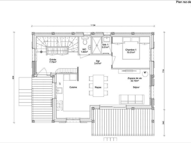 Maison Saint-Gervais-les-Bains - 3 chambres