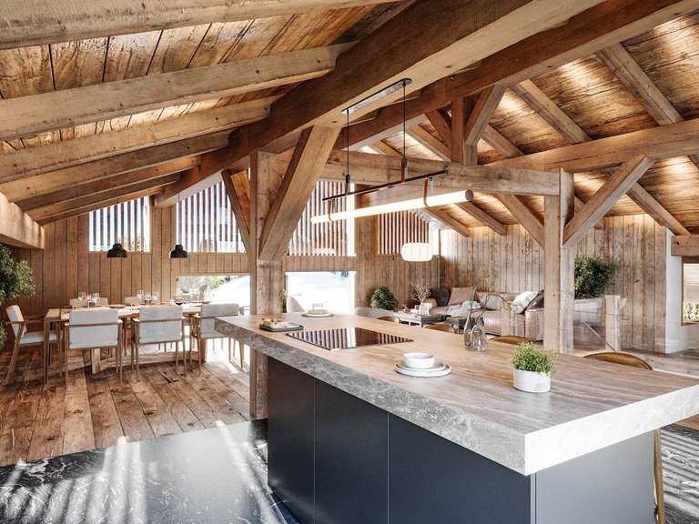 Maison Saint-Gervais-les-Bains - 4 chambres - 210m²