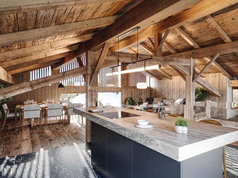 Maison Saint-Gervais-les-Bains - 4 chambres - 210m²