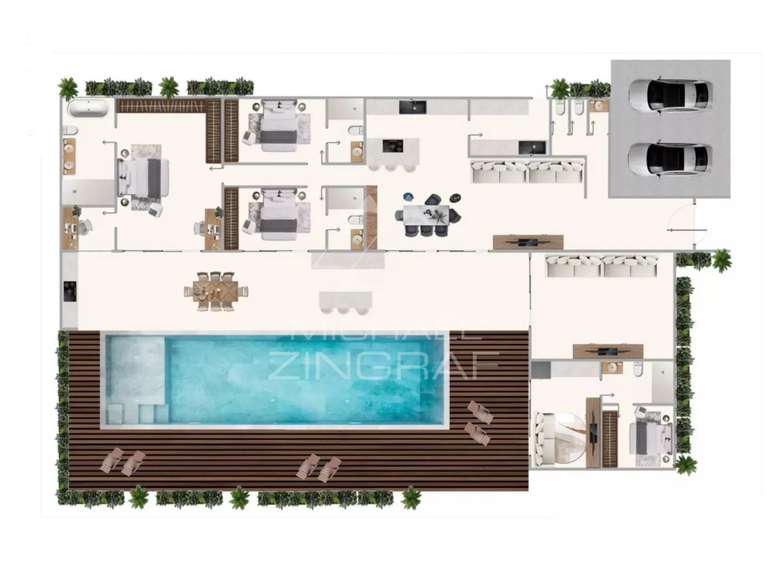 Villa Saint-Leu - 4 chambres - 582m²