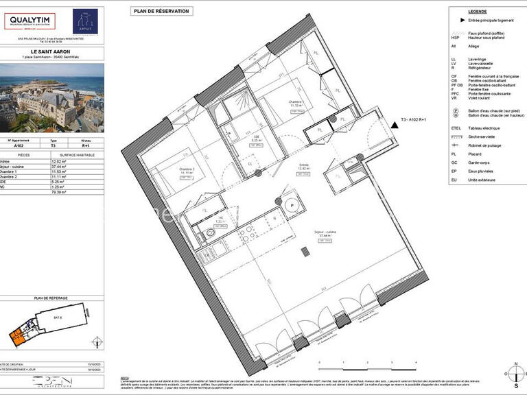 Vente Appartement Saint-Malo - 2 chambres