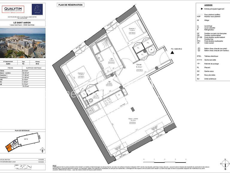 Vente Appartement Saint-Malo - 2 chambres