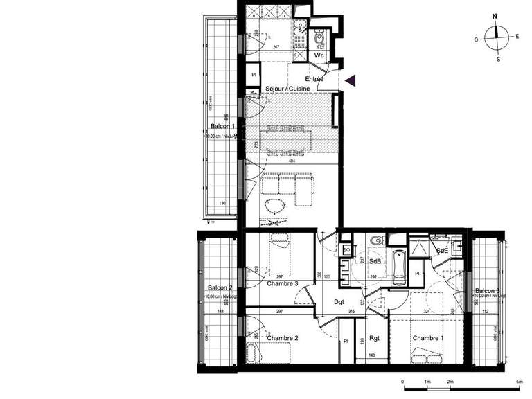Appartement Saint-Malo - 3 chambres