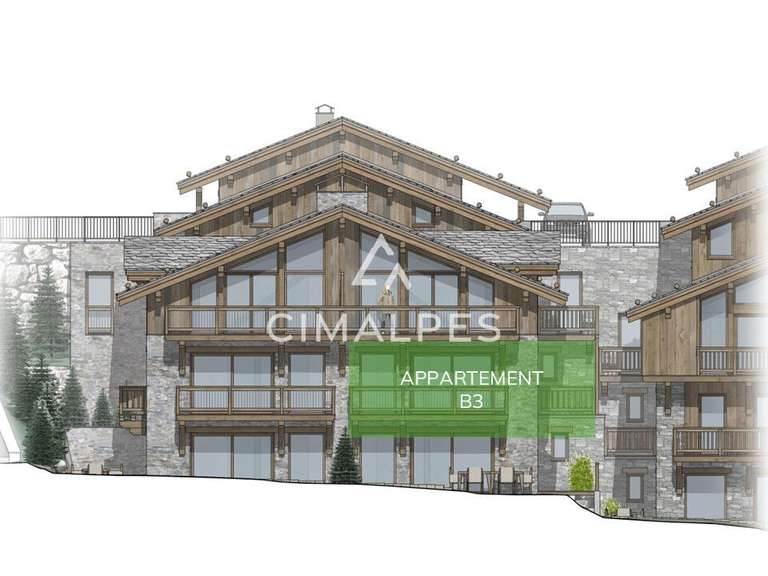 Appartement Saint-Martin-de-Belleville - 3 chambres - 90m²