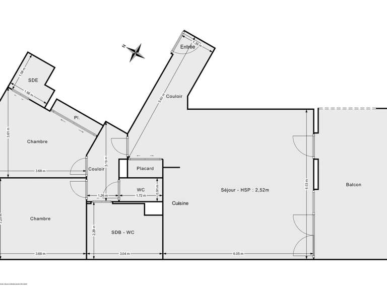 Appartement Saint-Raphaël - 2 chambres - 79m²