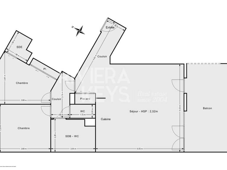 Apartment Saint-Raphaël - 2 bedrooms - 79m²