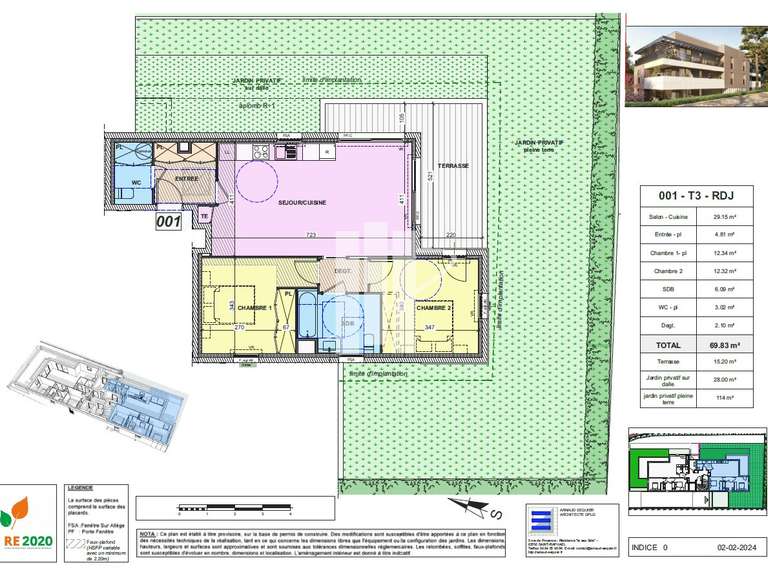 Appartement Saint-Raphaël - 2 chambres - 70m²