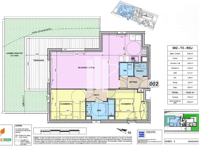 Appartement Saint-Raphaël - 2 chambres - 75m²