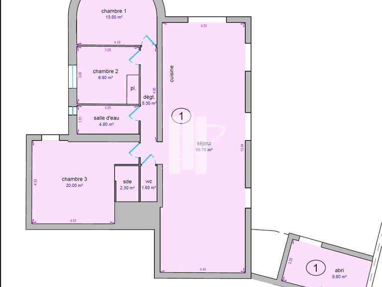 Appartement Saint-Raphaël - 3 chambres - 106m²