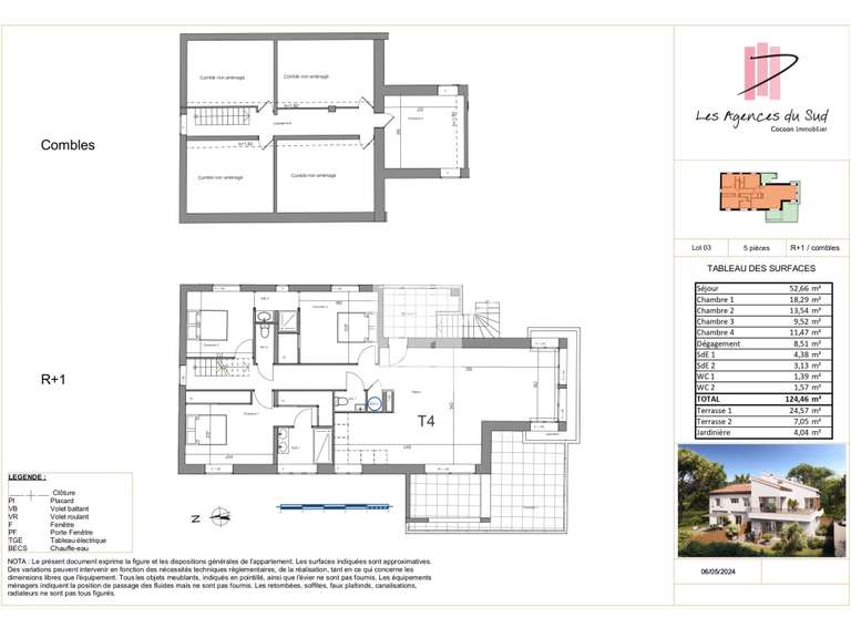 Appartement avec Vue sur mer Saint-Raphaël - 4 chambres - 122m²