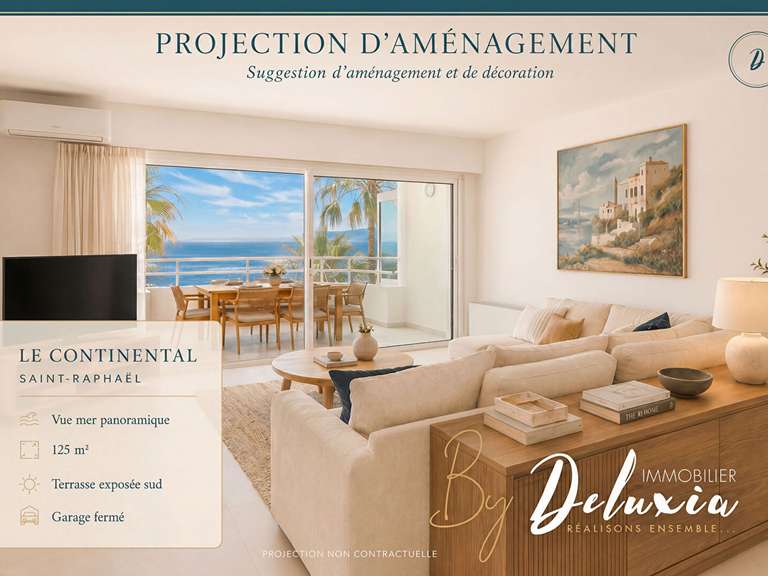 Appartement avec Vue sur mer Saint-Raphaël - 2 chambres - 125m²