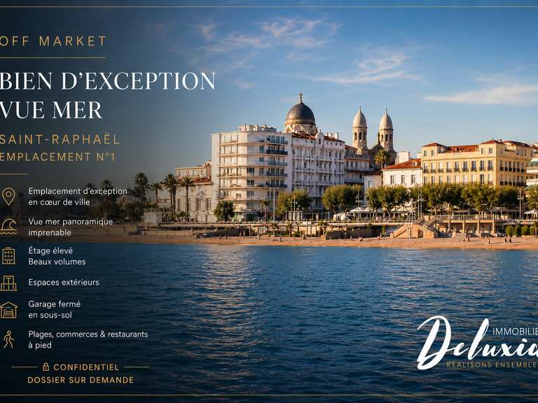 Appartement avec Vue sur mer Saint-Raphaël - 2 chambres - 120m²