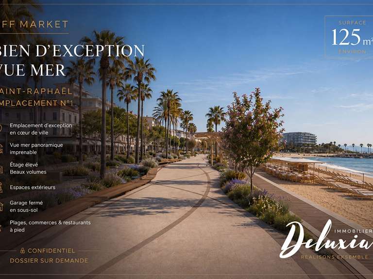 Apartment with Sea view Saint-Raphaël - 2 bedrooms - 125m²