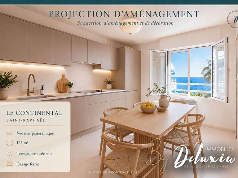 Appartement avec Vue sur mer Saint-Raphaël - 2 chambres - 125m²