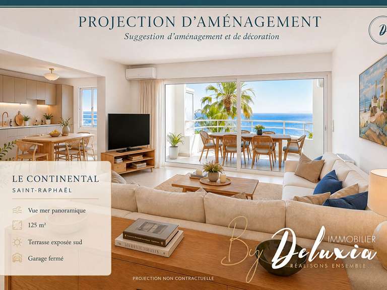 Appartement avec Vue sur mer Saint-Raphaël - 2 chambres - 125m²