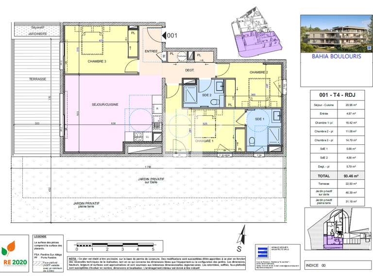 Appartement Saint-Raphaël - 3 chambres - 93m²