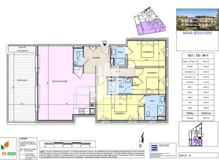 Appartement Saint-Raphaël - 3 chambres - 110m²