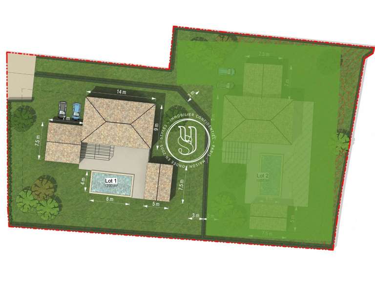 Terrain Saint-Rémy-de-Provence - 1200m²