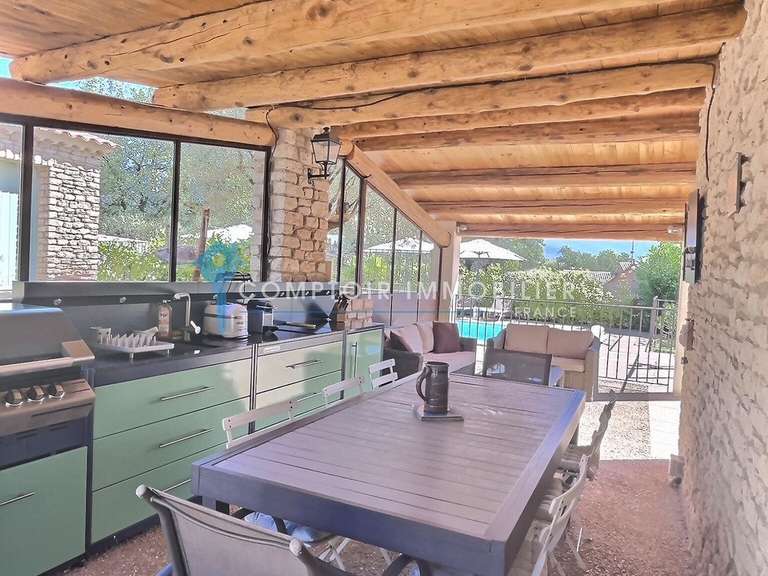 Maison Saint-Saturnin-lès-Apt - 4 chambres - 132m²