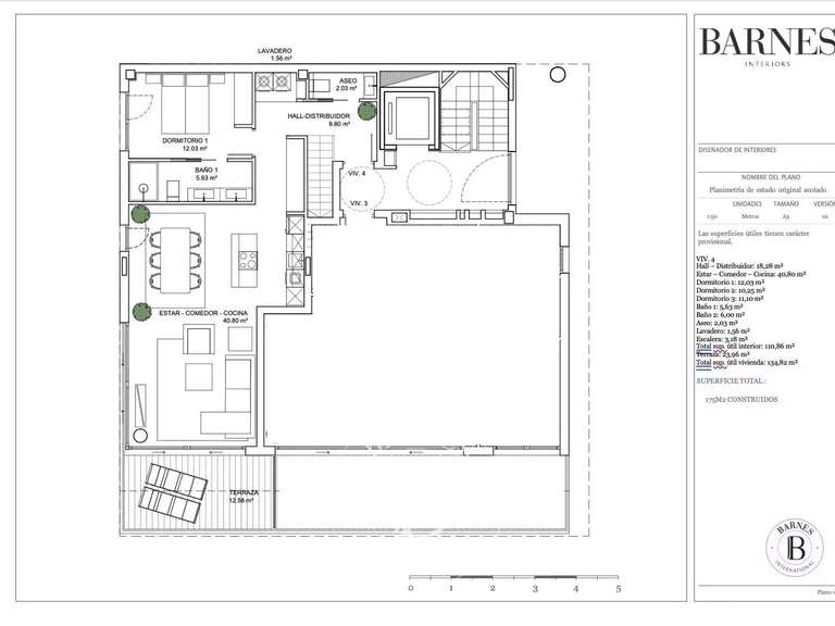 Appartement Saint-Sébastien - 3 chambres - 160m²