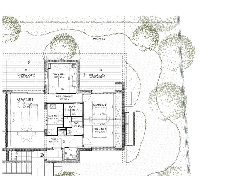 Appartement Saint-Tropez - 3 chambres - 85m²