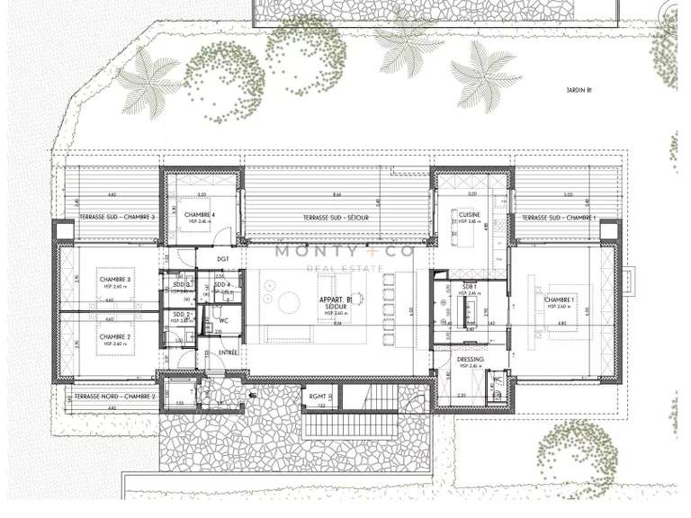 Appartement Saint-Tropez - 4 chambres - 171m²