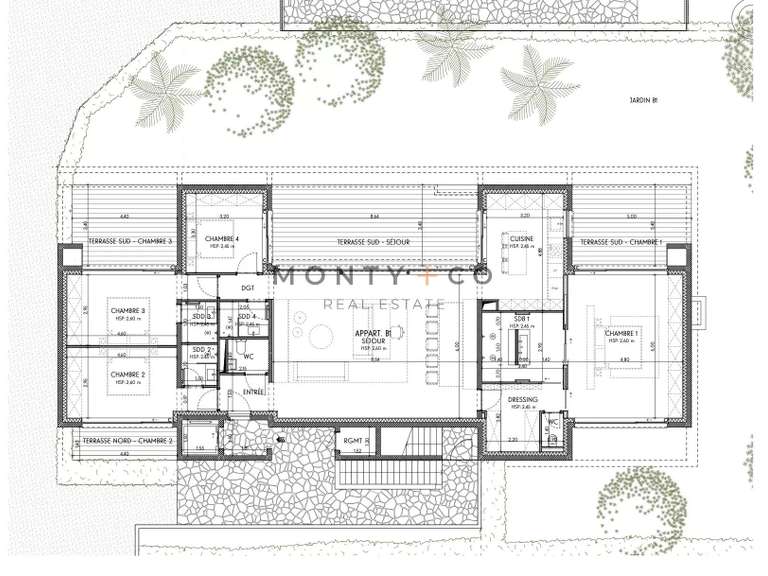 Appartement Saint-Tropez - 4 chambres - 171m²