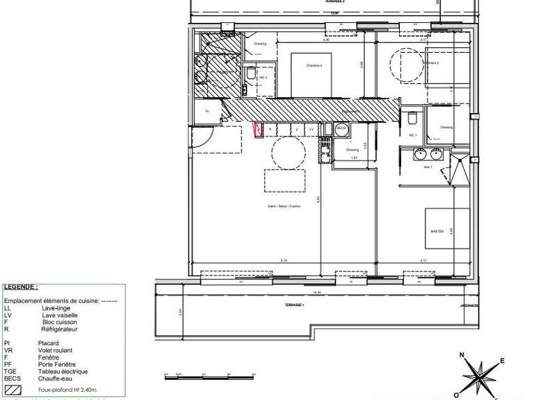 Apartment Saint-Tropez - 3 bedrooms - 135m²