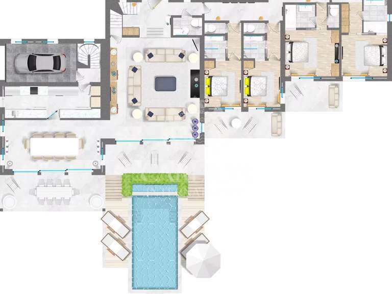 Maison avec Vue sur mer Saint-Tropez - 6 chambres - 600m²