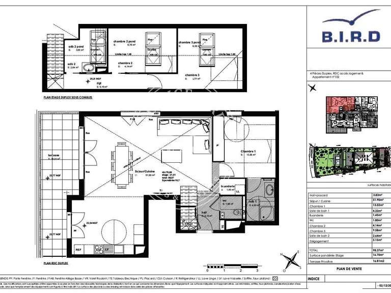 Appartement Sainte-Maxime - 3 chambres - 98m²