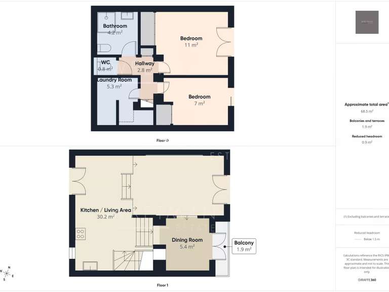 House with Sea view Sainte-Maxime - 2 bedrooms - 67m²