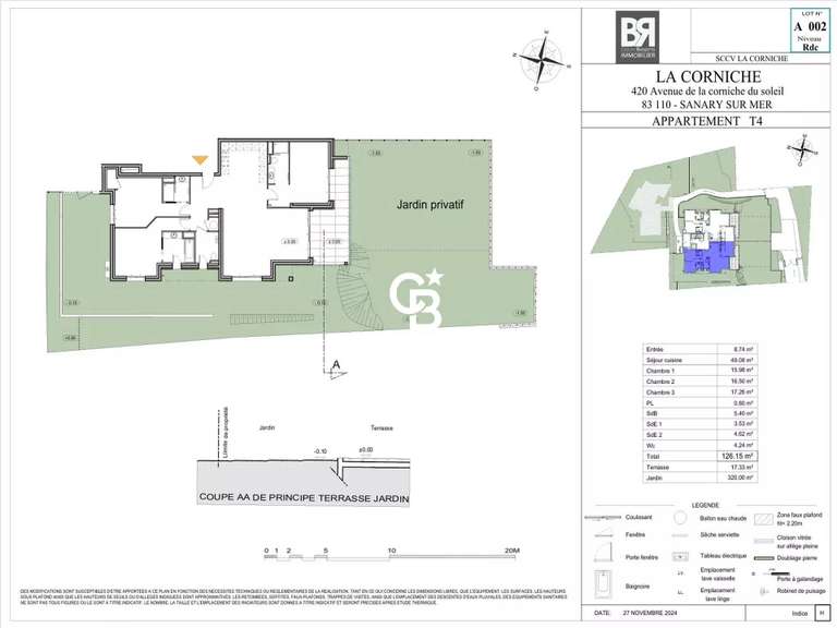 Appartement Sanary-sur-Mer - 3 chambres - 127m²
