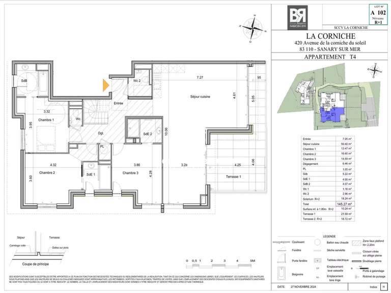 Apartment Sanary-sur-Mer - 3 bedrooms - 145m²