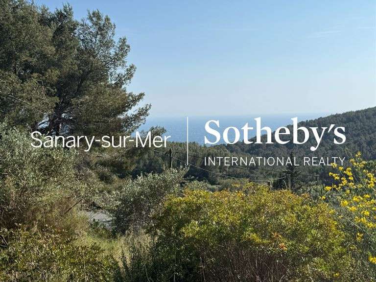 Terrain avec Vue sur mer Sanary-sur-Mer - 1758m²