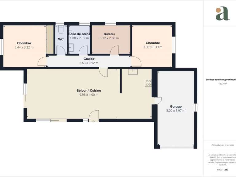 Maison Seignosse - 2 chambres - 97m²