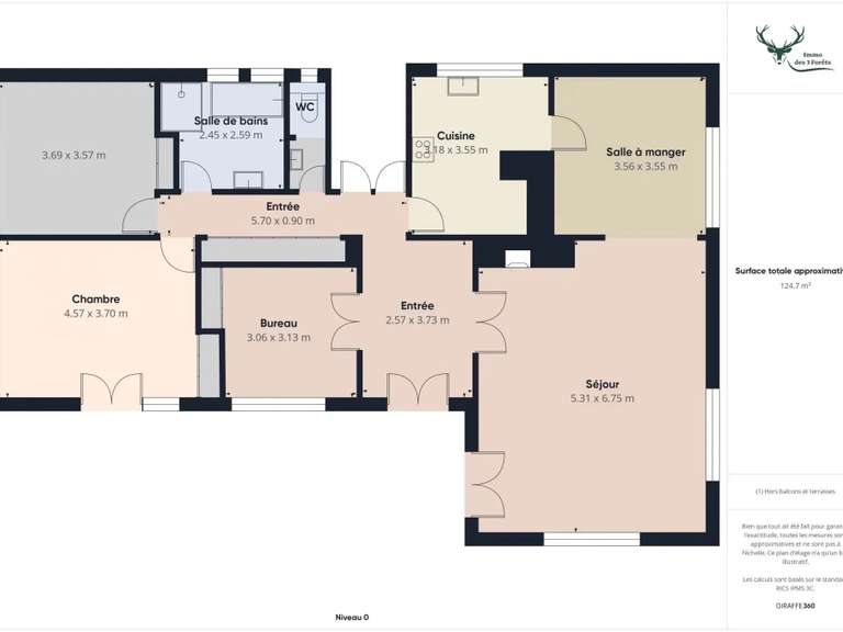 Appartement Senlis - 5 chambres - 229m²