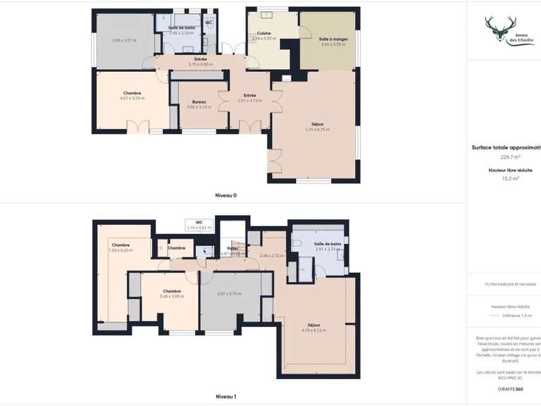 Appartement Senlis - 5 chambres - 229m²