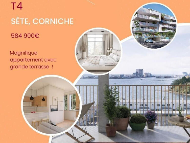 Sale Apartment Sète - 3 bedrooms