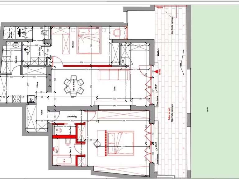 Appartement Sète - 108m²