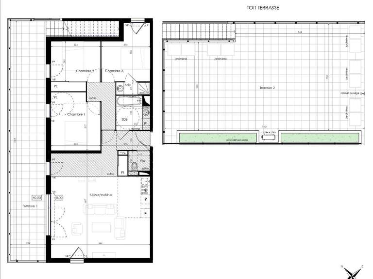 Appartement Sète - 3 chambres - 91m²
