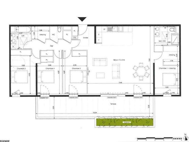 Appartement avec Vue sur mer Sète - 4 chambres - 138m²