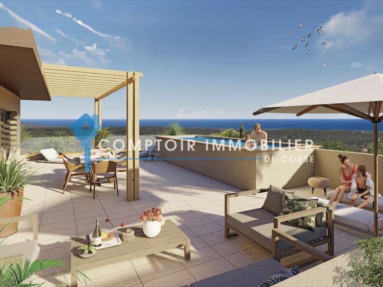 Appartement avec Vue sur mer Solenzara - 3 chambres - 137m²