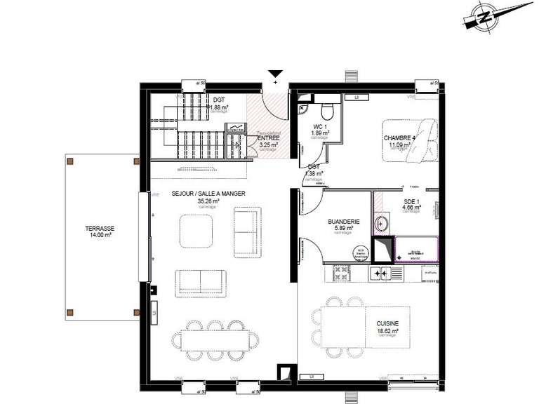 Maison Soorts-Hossegor - 4 chambres - 175m²