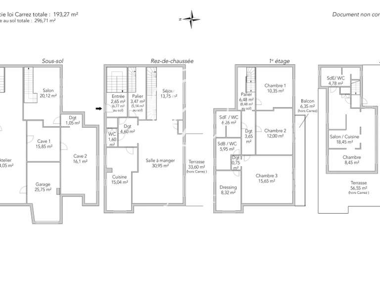 Maison Suresnes - 4 chambres - 296m²