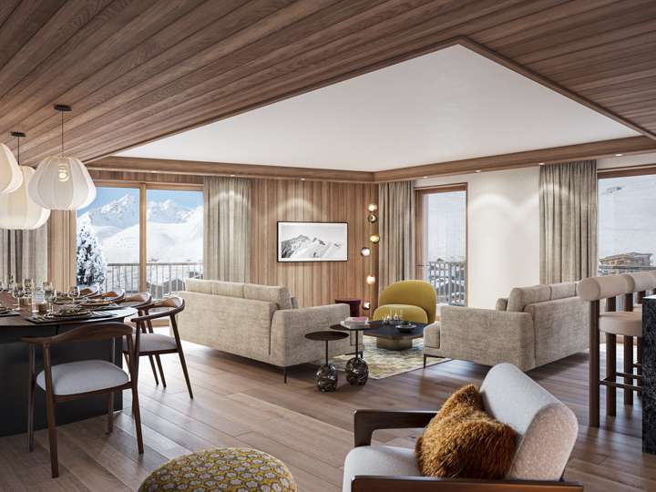 Appartement Tignes - 3 chambres - 101m²